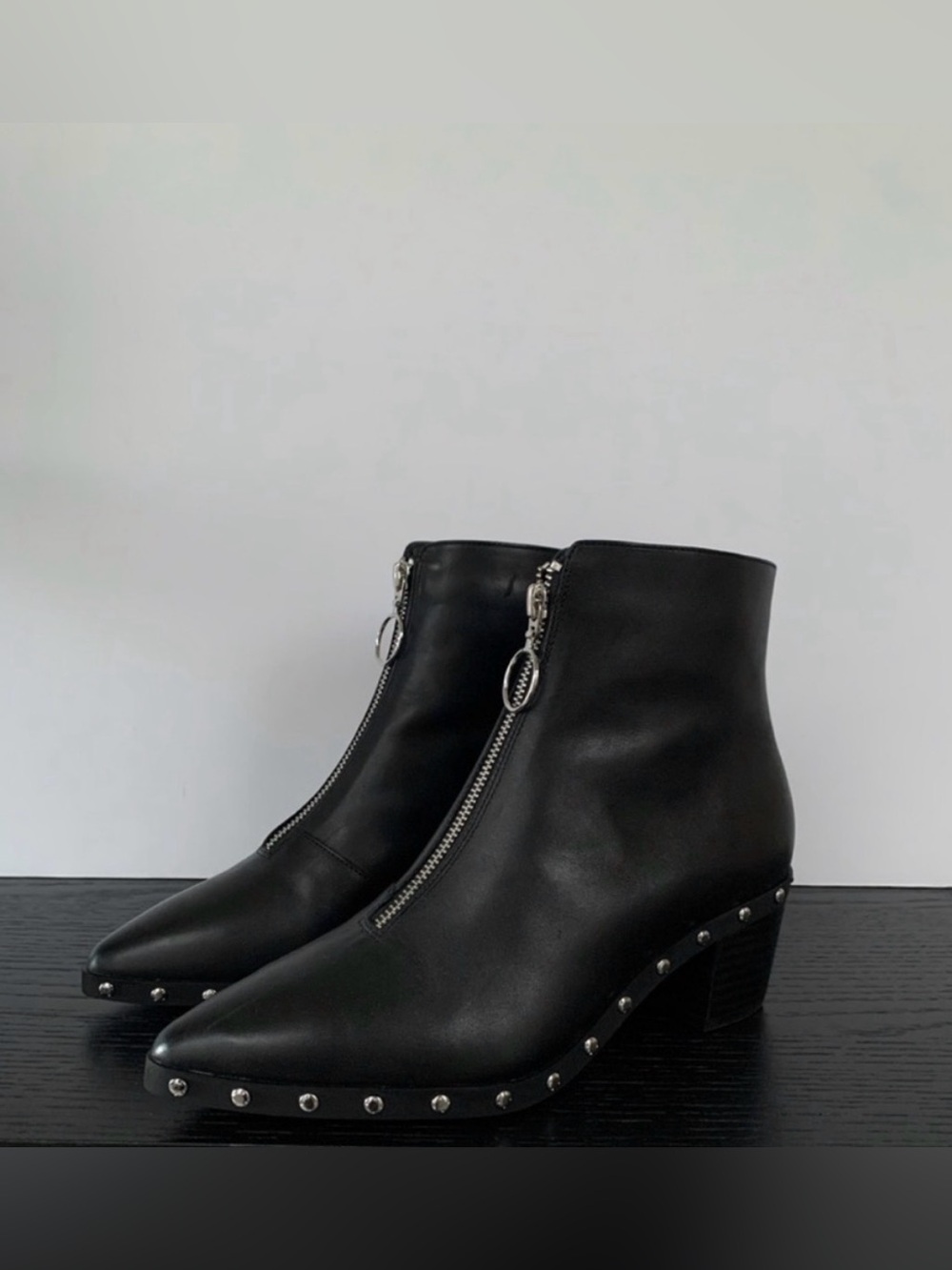 NWOT Kurt Geiger Sonny Studded black Bootie size 8.5